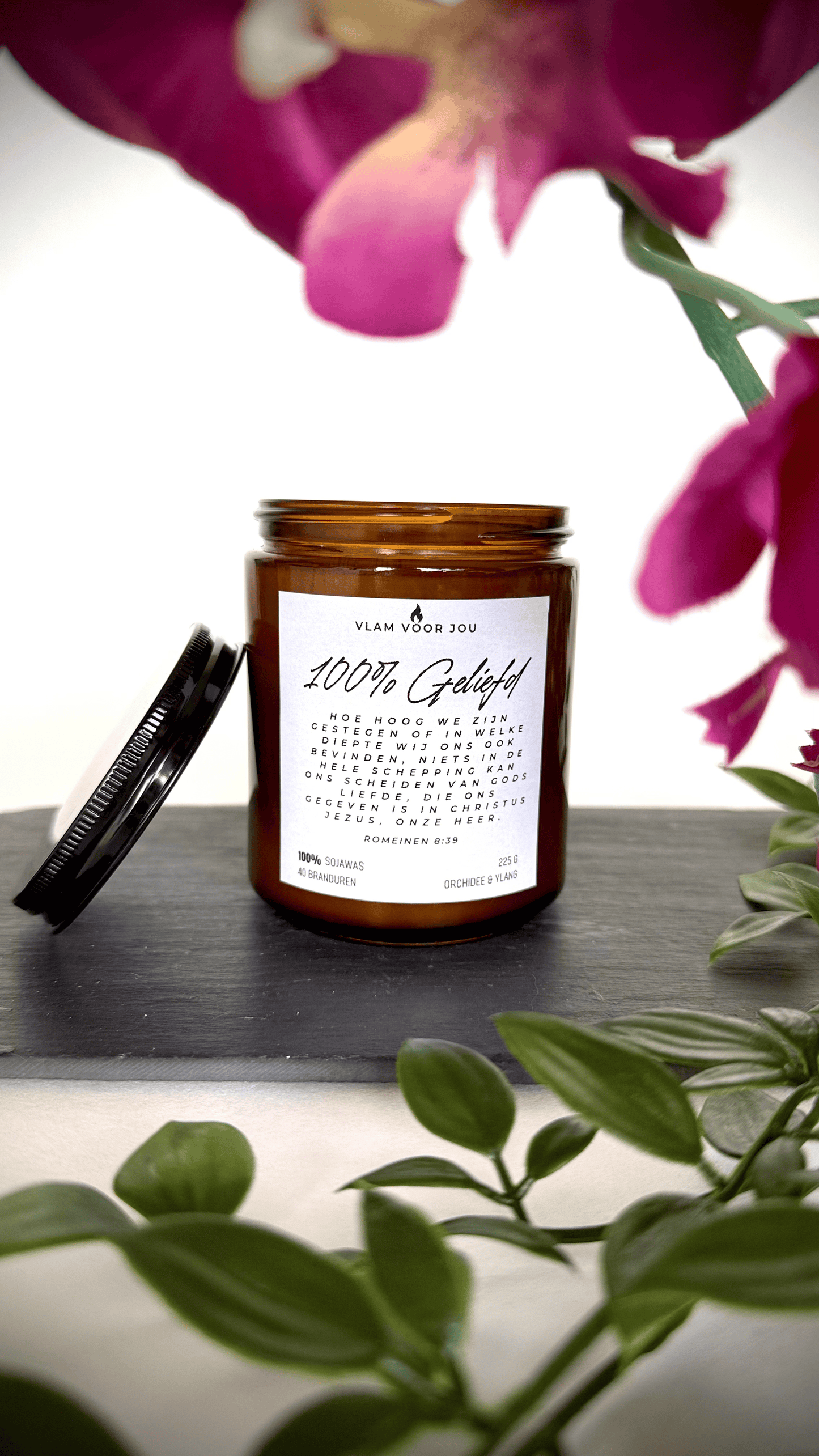 ¨100% GELIEFD¨ ORCHIDEE & YLANG GEURKAARS