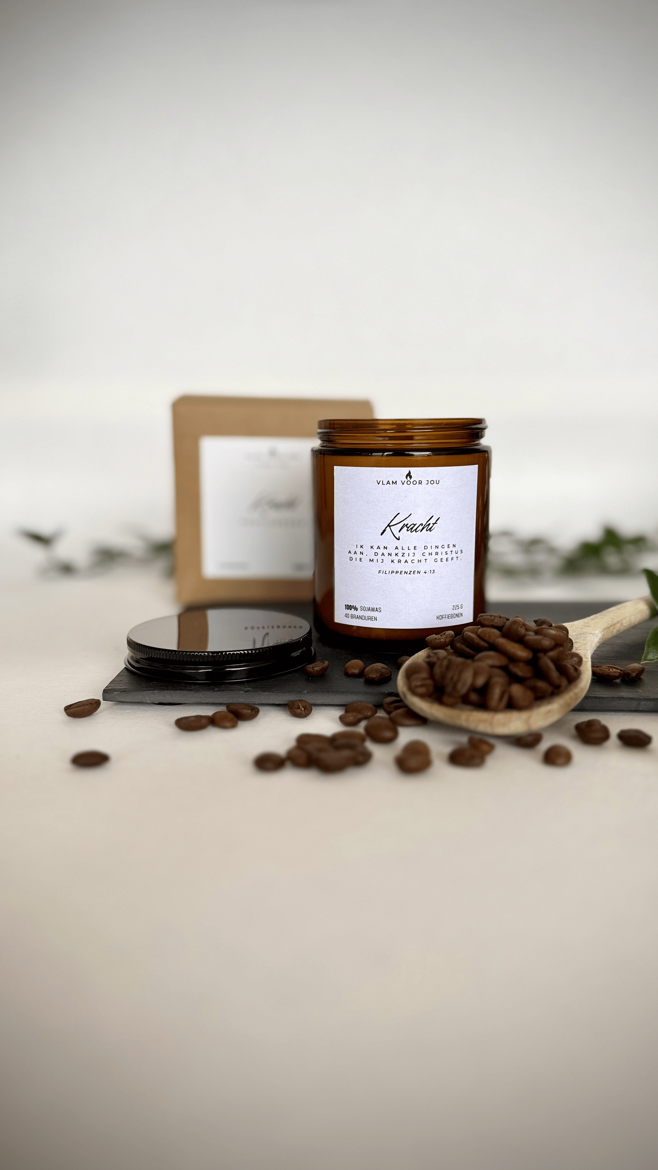 ¨KRACHT¨ KOFFIEBONEN GEURKAARS