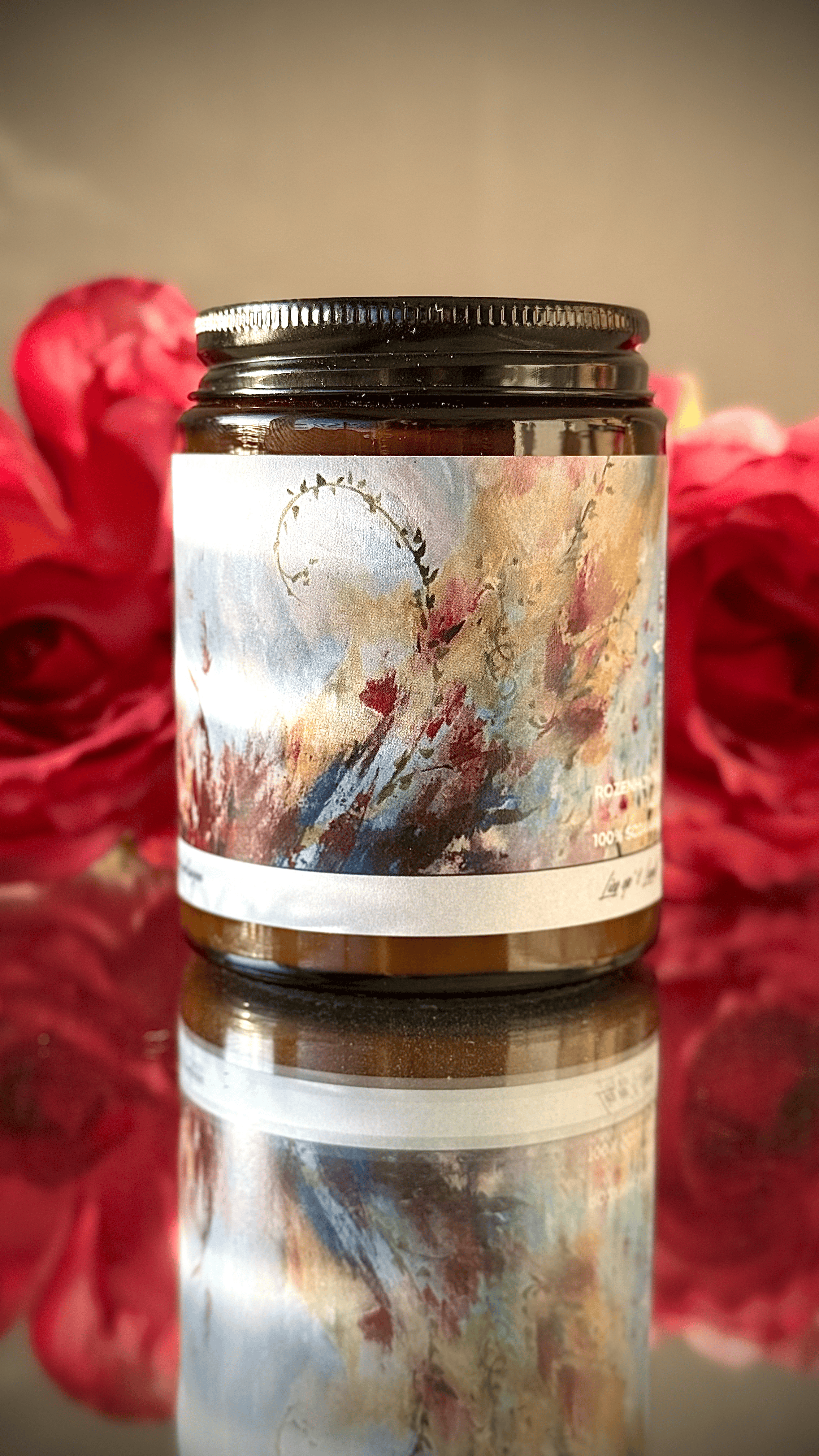 Geurkaars met kunst thema vurig verlangen van Opwekking 2025