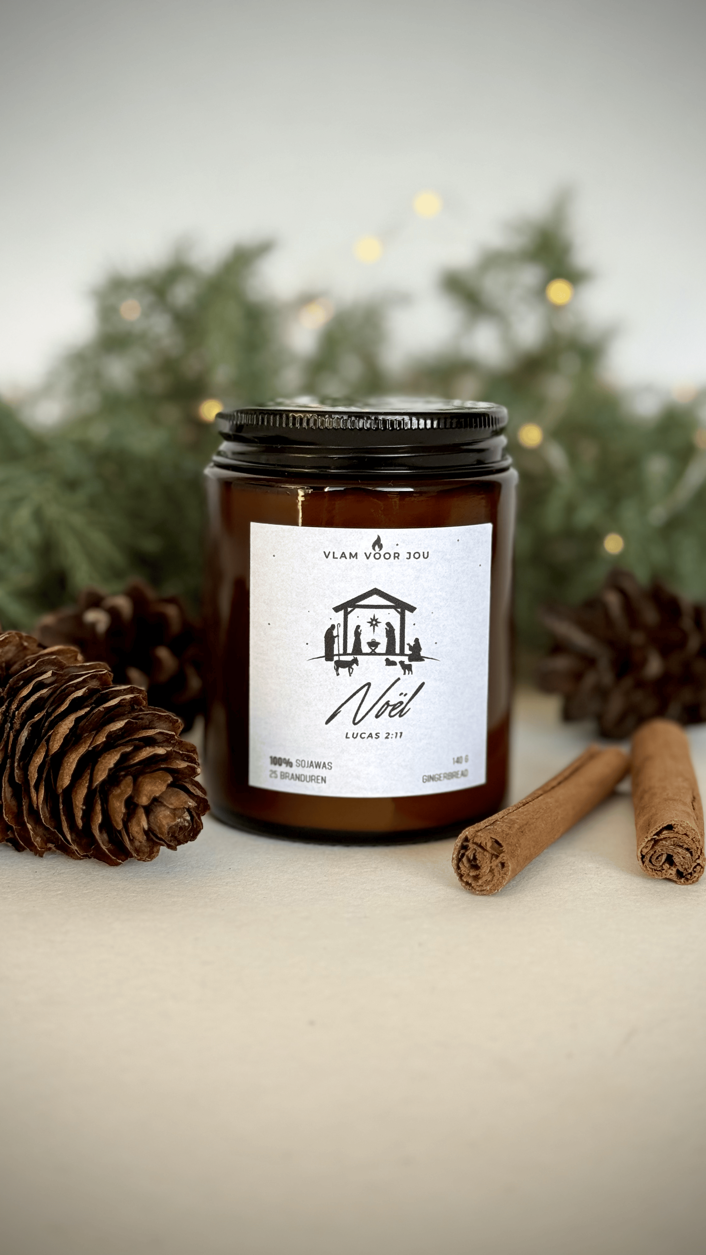 ¨NOËL¨ GINGERBREAD GEURKAARS