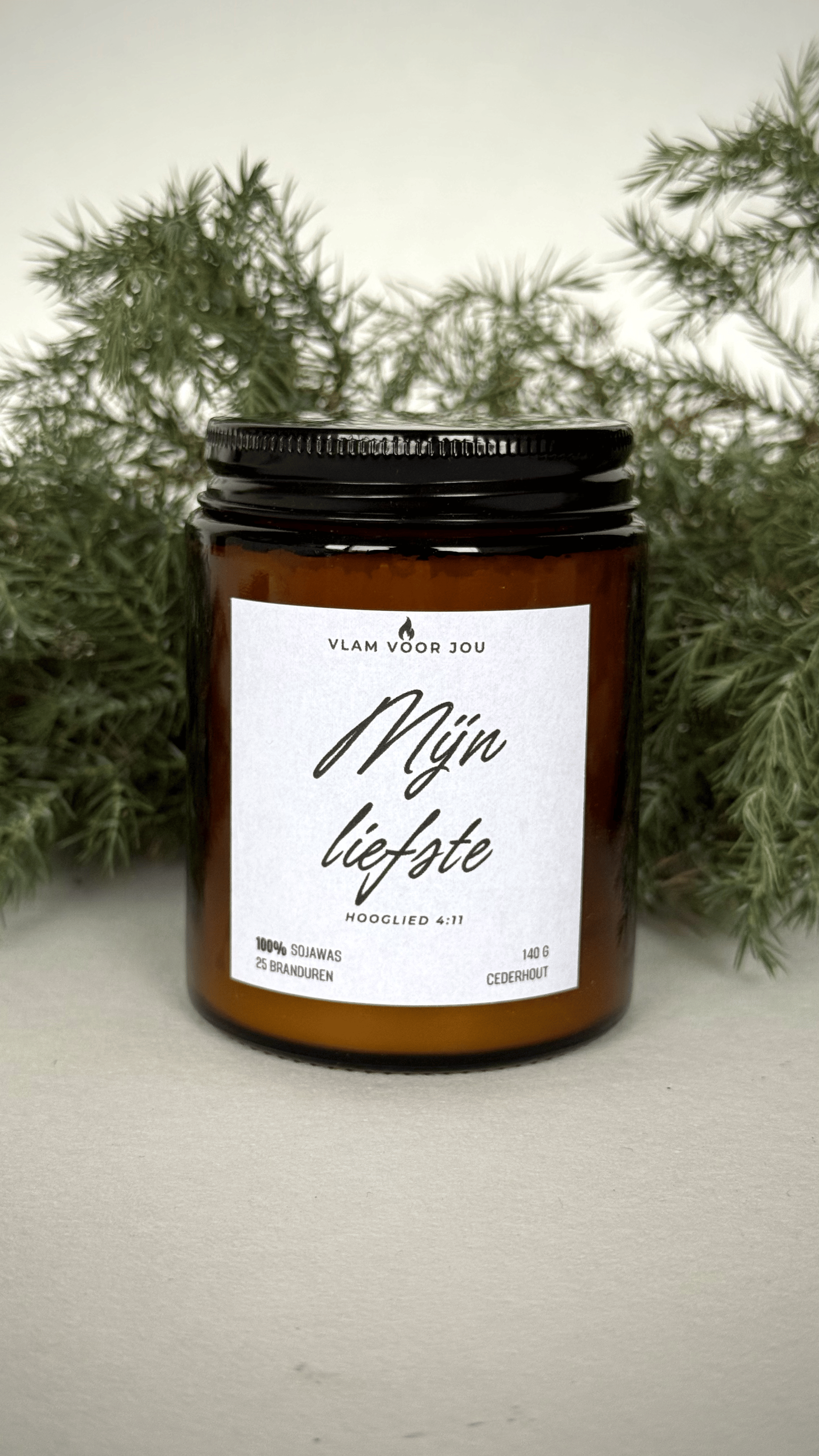 ¨MIJN LIEFSTE¨ CEDERHOUT GEURKAARS