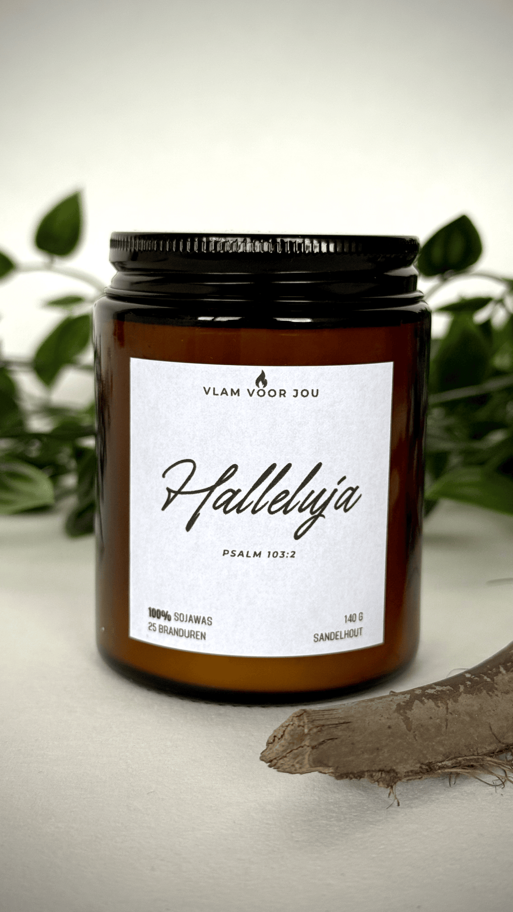 ¨HALLELUJA¨ SANDELHOUT GEURKAARS