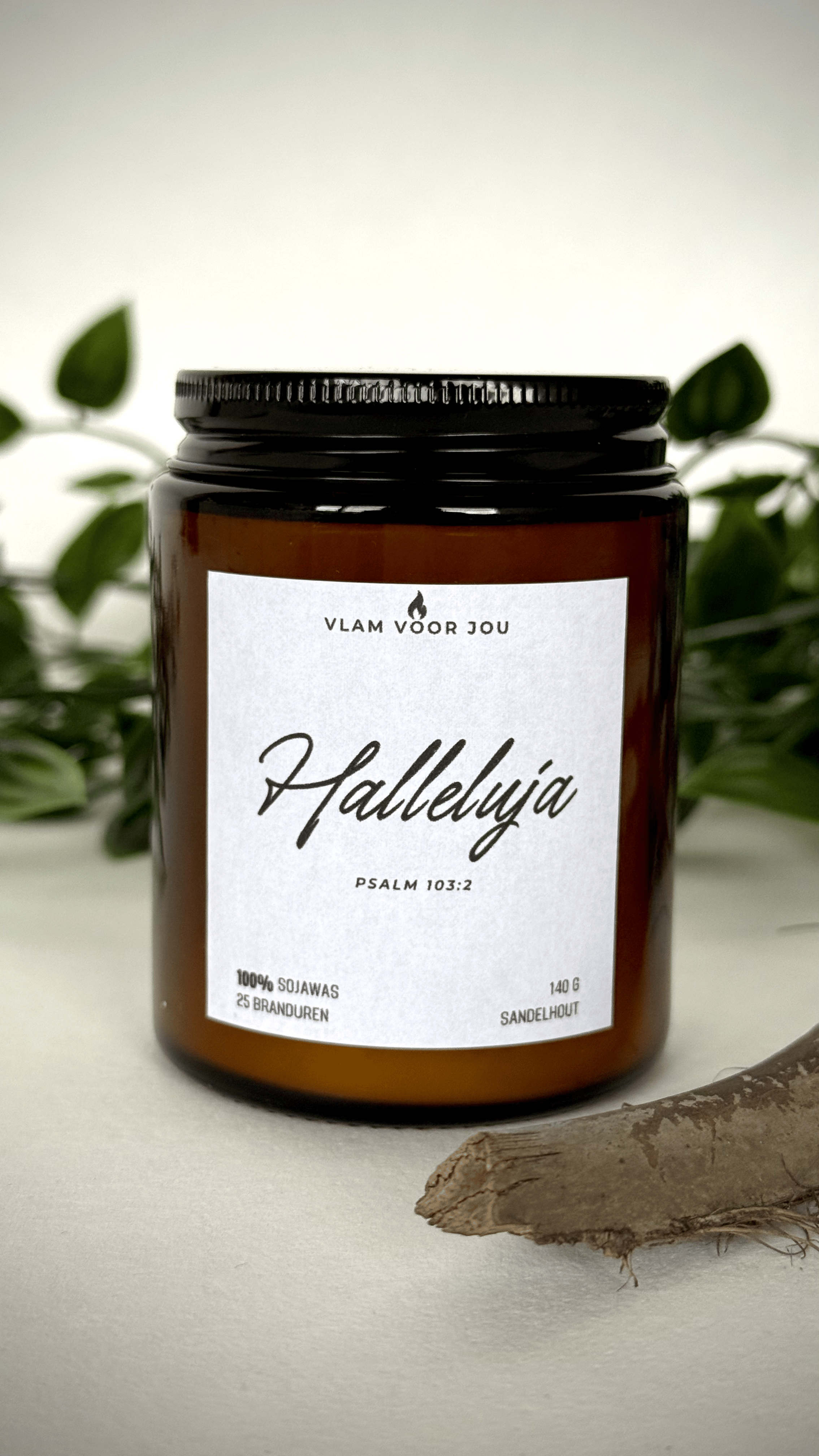 ¨HALLELUJA¨ SANDELHOUT GEURKAARS