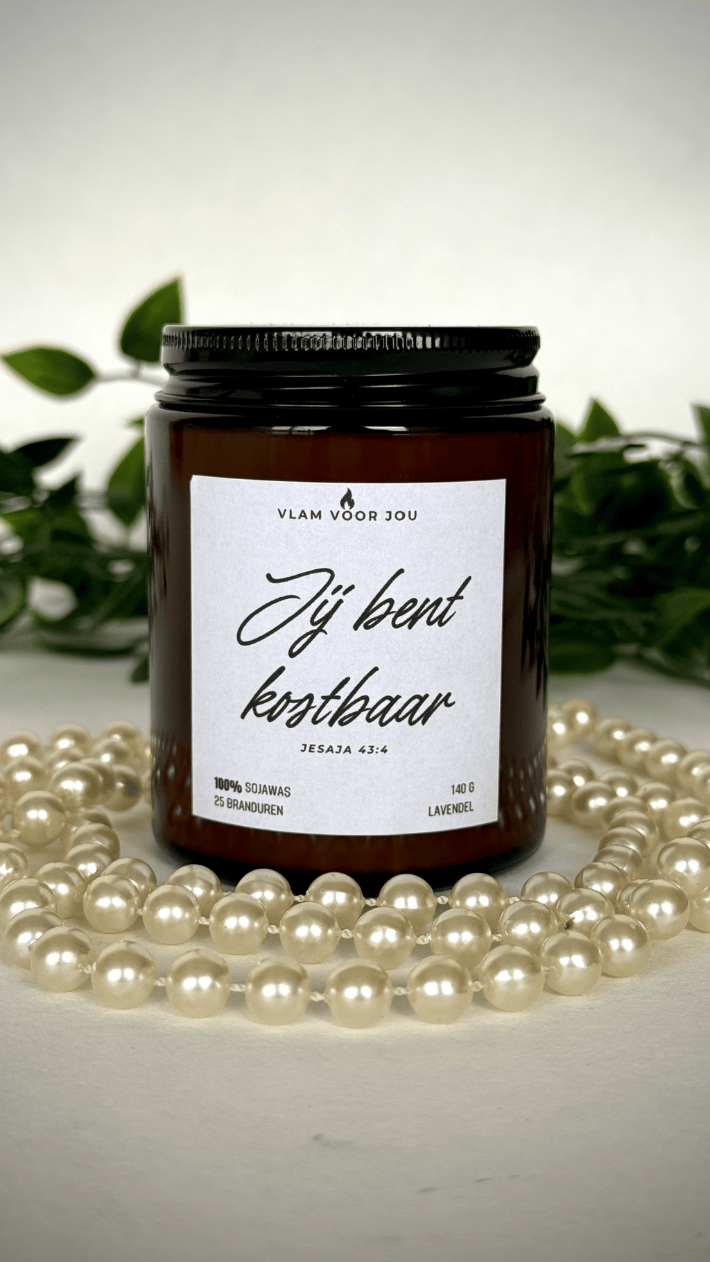 ¨JIJ BENT KOSTBAAR¨ LAVENDEL GEURKAARS