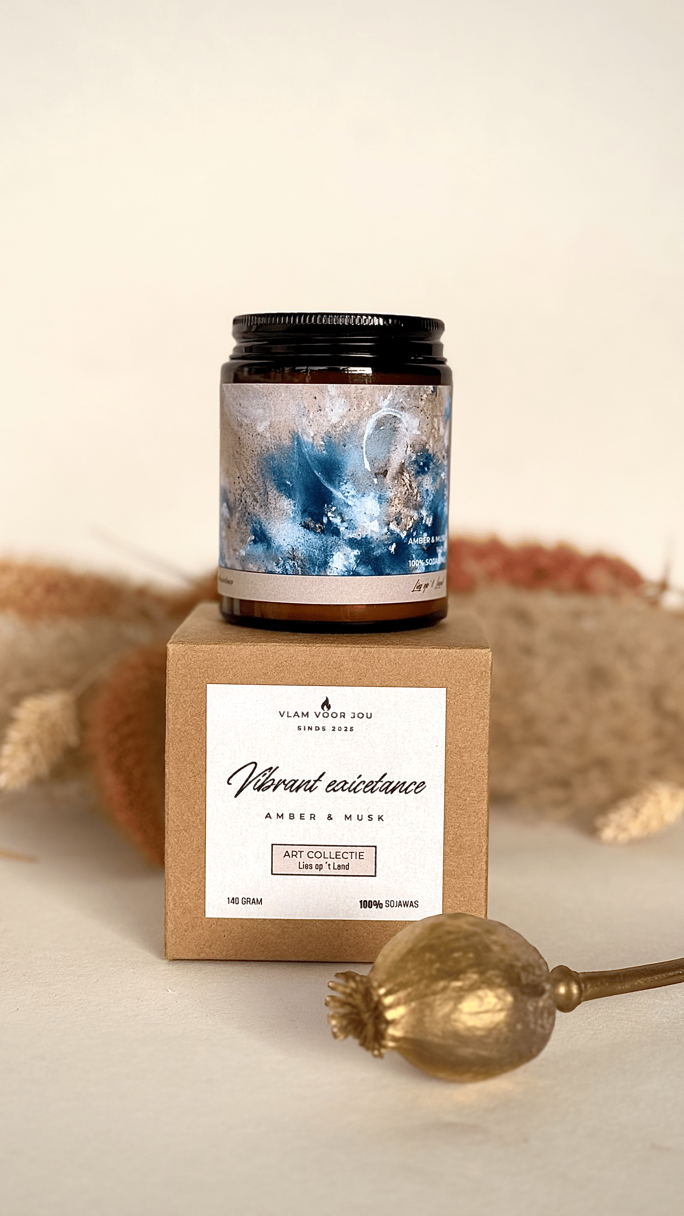 ¨VIBRANT EXISTENCE¨ AMBER & MUSK GEURKAARS