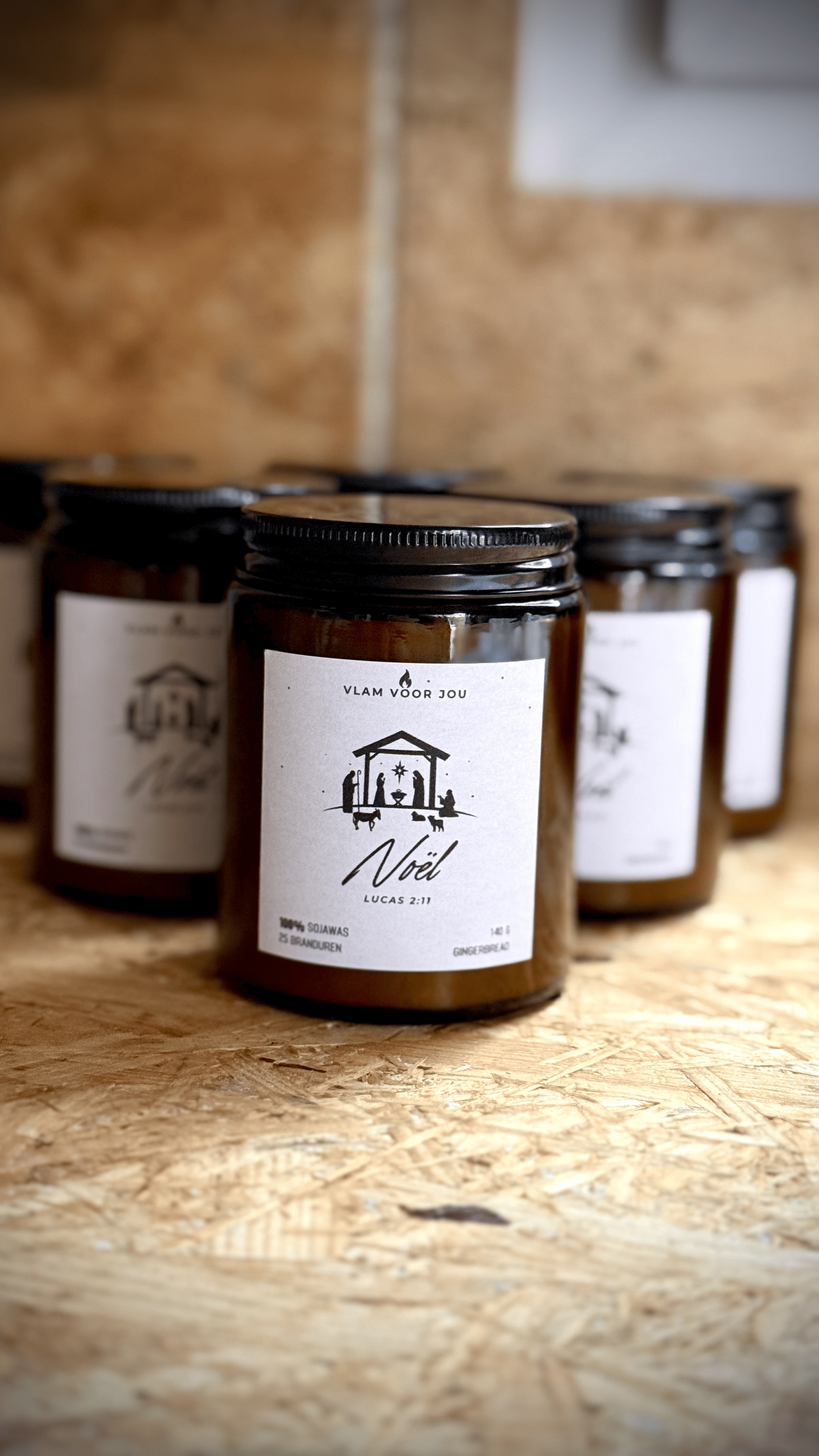 christelijk kerstcadeau Noel geurkaars